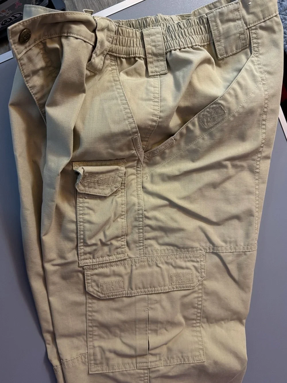 5.11 Tactical Light Tan Cargo Pants with Utility Pockets